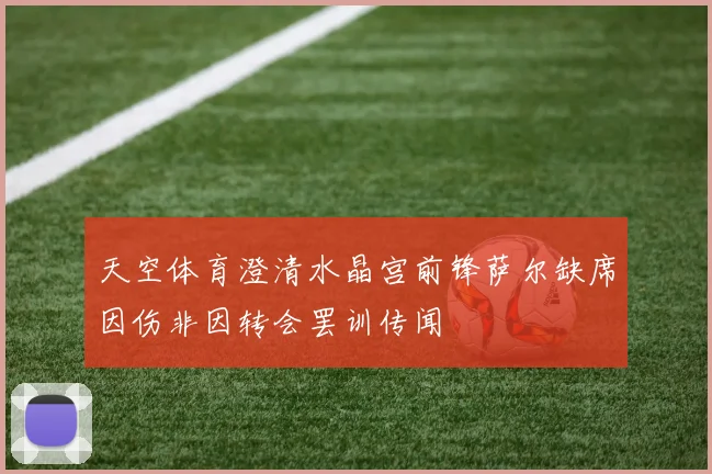 天空体育澄清水晶宫前锋萨尔缺席因伤非因转会罢训传闻